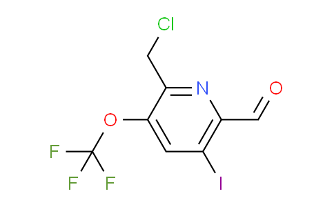 AM153848 | 1804632-20-9 | 2-(Chloromethyl)-5-iodo-3-(trifluoromethoxy)pyridine-6-carboxaldehyde
