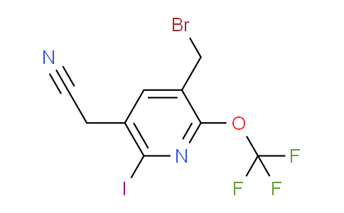 AM153850 | 1804355-00-7 | 3-(Bromomethyl)-6-iodo-2-(trifluoromethoxy)pyridine-5-acetonitrile