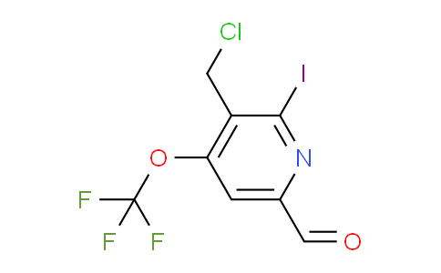AM153856 | 1804355-82-5 | 3-(Chloromethyl)-2-iodo-4-(trifluoromethoxy)pyridine-6-carboxaldehyde