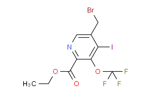 AM153857 | 1804840-09-2 | Ethyl 5-(bromomethyl)-4-iodo-3-(trifluoromethoxy)pyridine-2-carboxylate