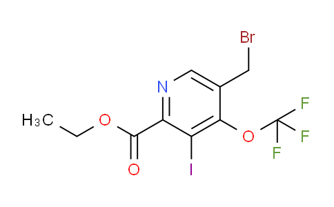 AM153863 | 1806252-88-9 | Ethyl 5-(bromomethyl)-3-iodo-4-(trifluoromethoxy)pyridine-2-carboxylate