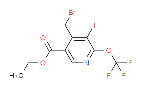 AM153868 | 1804776-32-6 | Ethyl 4-(bromomethyl)-3-iodo-2-(trifluoromethoxy)pyridine-5-carboxylate