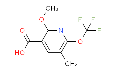 AM153900 | 1804009-52-6 | 2-Methoxy-5-methyl-6-(trifluoromethoxy)pyridine-3-carboxylic acid