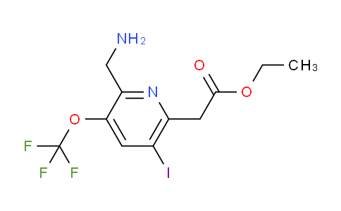 AM153904 | 1803965-18-5 | Ethyl 2-(aminomethyl)-5-iodo-3-(trifluoromethoxy)pyridine-6-acetate