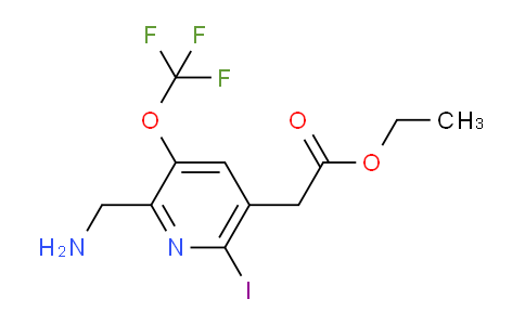 AM153913 | 1804362-87-5 | Ethyl 2-(aminomethyl)-6-iodo-3-(trifluoromethoxy)pyridine-5-acetate