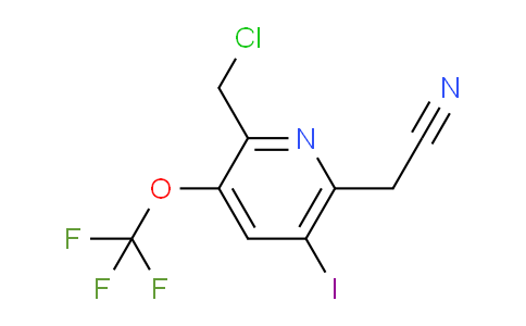 AM153916 | 1806179-16-7 | 2-(Chloromethyl)-5-iodo-3-(trifluoromethoxy)pyridine-6-acetonitrile