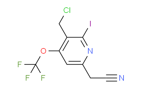 AM153921 | 1804864-92-3 | 3-(Chloromethyl)-2-iodo-4-(trifluoromethoxy)pyridine-6-acetonitrile