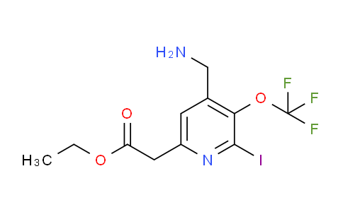 AM153937 | 1804625-45-3 | Ethyl 4-(aminomethyl)-2-iodo-3-(trifluoromethoxy)pyridine-6-acetate