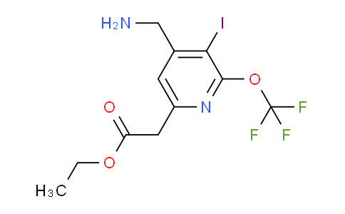 AM153942 | 1804831-70-6 | Ethyl 4-(aminomethyl)-3-iodo-2-(trifluoromethoxy)pyridine-6-acetate