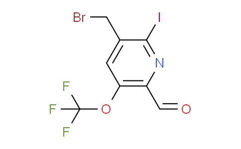 AM153946 | 1804352-98-4 | 3-(Bromomethyl)-2-iodo-5-(trifluoromethoxy)pyridine-6-carboxaldehyde