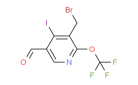 3-(Bromomethyl)-4-iodo-2-(trifluoromethoxy)pyridine-5-carboxaldehyde