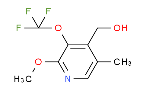 2-Methoxy-5-methyl-3-(trifluoromethoxy)pyridine-4-methanol