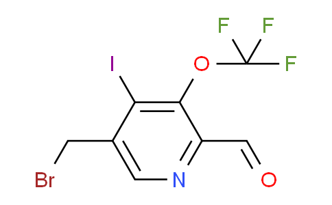 5-(Bromomethyl)-4-iodo-3-(trifluoromethoxy)pyridine-2-carboxaldehyde