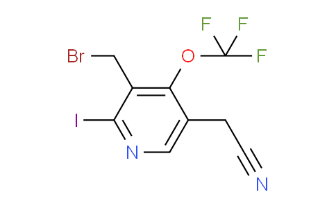 AM153971 | 1804354-86-6 | 3-(Bromomethyl)-2-iodo-4-(trifluoromethoxy)pyridine-5-acetonitrile