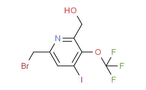 6-(Bromomethyl)-4-iodo-3-(trifluoromethoxy)pyridine-2-methanol