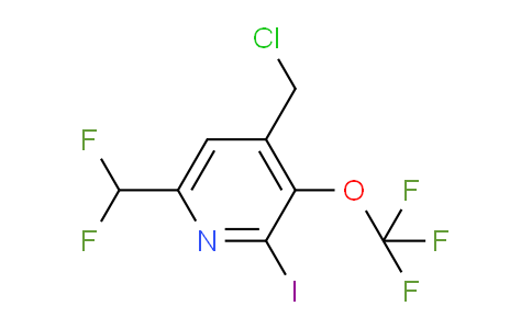 4-(Chloromethyl)-6-(difluoromethyl)-2-iodo-3-(trifluoromethoxy)pyridine