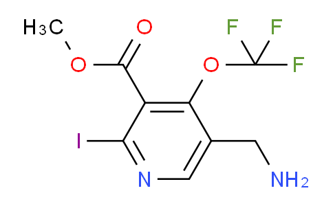 Methyl 5-(aminomethyl)-2-iodo-4-(trifluoromethoxy)pyridine-3-carboxylate