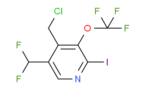 AM153990 | 1804795-92-3 | 4-(Chloromethyl)-5-(difluoromethyl)-2-iodo-3-(trifluoromethoxy)pyridine