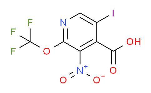 5-Iodo-3-nitro-2-(trifluoromethoxy)pyridine-4-carboxylic acid