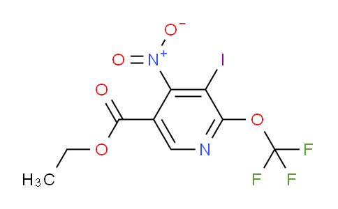 Ethyl 3-iodo-4-nitro-2-(trifluoromethoxy)pyridine-5-carboxylate