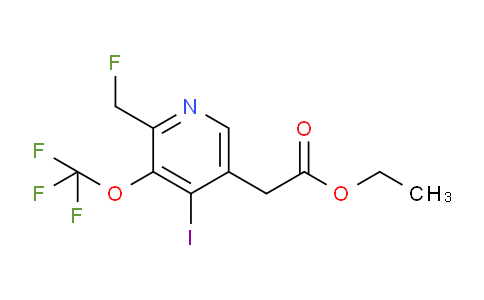 AM154018 | 1804358-80-2 | Ethyl 2-(fluoromethyl)-4-iodo-3-(trifluoromethoxy)pyridine-5-acetate