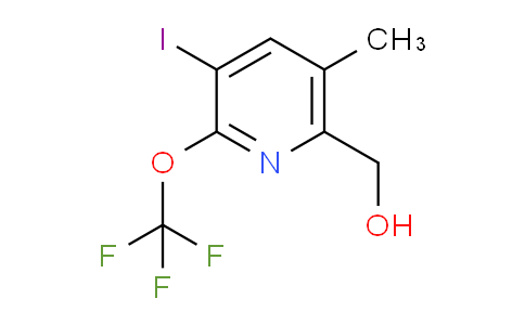 3-Iodo-5-methyl-2-(trifluoromethoxy)pyridine-6-methanol