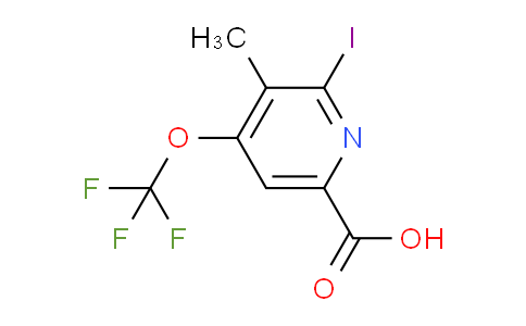 AM154026 | 1804835-93-5 | 2-Iodo-3-methyl-4-(trifluoromethoxy)pyridine-6-carboxylic acid