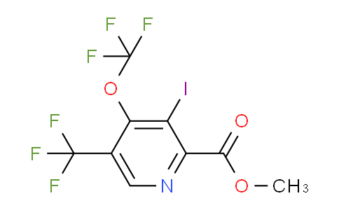 AM154030 | 1804802-83-2 | Methyl 3-iodo-4-(trifluoromethoxy)-5-(trifluoromethyl)pyridine-2-carboxylate