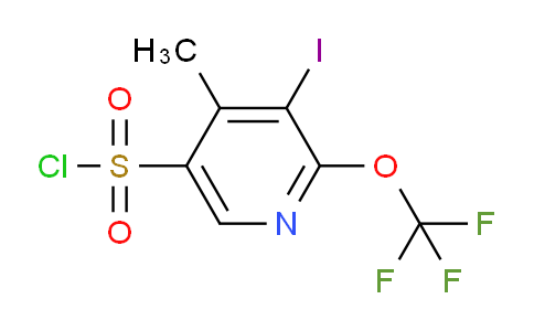 AM154056 | 1804359-31-6 | 3-Iodo-4-methyl-2-(trifluoromethoxy)pyridine-5-sulfonyl chloride