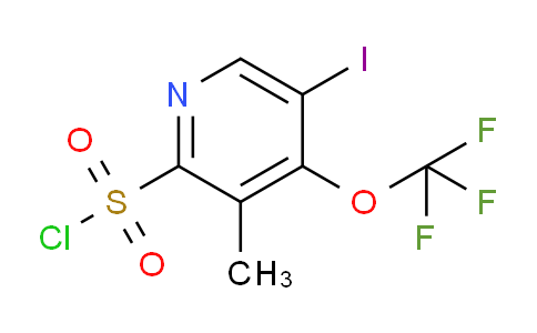 5-Iodo-3-methyl-4-(trifluoromethoxy)pyridine-2-sulfonyl chloride