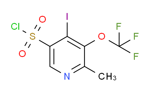 4-Iodo-2-methyl-3-(trifluoromethoxy)pyridine-5-sulfonyl chloride