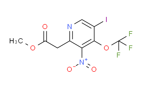 Methyl 5-iodo-3-nitro-4-(trifluoromethoxy)pyridine-2-acetate