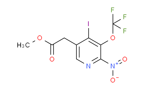 Methyl 4-iodo-2-nitro-3-(trifluoromethoxy)pyridine-5-acetate