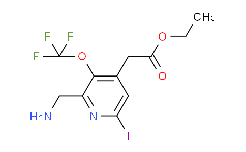 AM154106 | 1806137-48-3 | Ethyl 2-(aminomethyl)-6-iodo-3-(trifluoromethoxy)pyridine-4-acetate