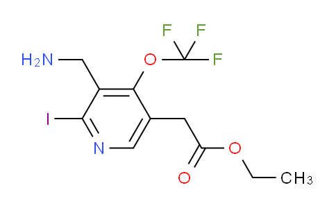 AM154110 | 1804774-92-2 | Ethyl 3-(aminomethyl)-2-iodo-4-(trifluoromethoxy)pyridine-5-acetate