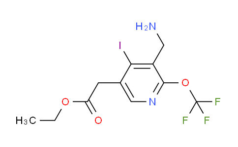 AM154115 | 1806251-76-2 | Ethyl 3-(aminomethyl)-4-iodo-2-(trifluoromethoxy)pyridine-5-acetate