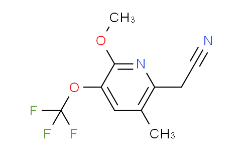AM154119 | 1805113-86-3 | 2-Methoxy-5-methyl-3-(trifluoromethoxy)pyridine-6-acetonitrile