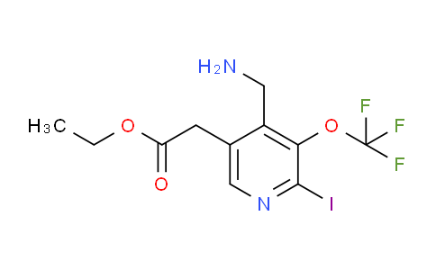 AM154126 | 1803965-43-6 | Ethyl 4-(aminomethyl)-2-iodo-3-(trifluoromethoxy)pyridine-5-acetate