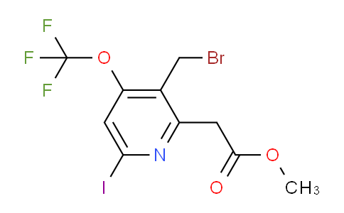 AM154129 | 1804629-44-4 | Methyl 3-(bromomethyl)-6-iodo-4-(trifluoromethoxy)pyridine-2-acetate