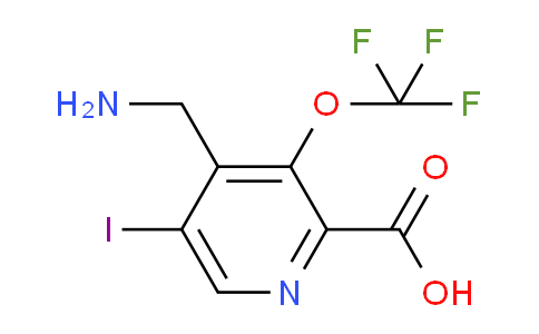 4-(Aminomethyl)-5-iodo-3-(trifluoromethoxy)pyridine-2-carboxylic acid
