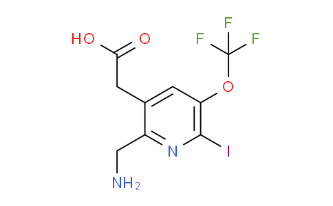 2-(Aminomethyl)-6-iodo-5-(trifluoromethoxy)pyridine-3-acetic acid