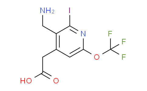 3-(Aminomethyl)-2-iodo-6-(trifluoromethoxy)pyridine-4-acetic acid