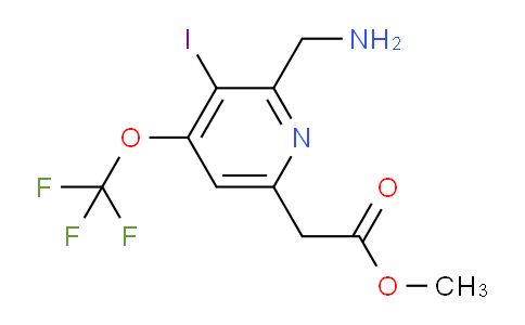 AM154185 | 1804838-37-6 | Methyl 2-(aminomethyl)-3-iodo-4-(trifluoromethoxy)pyridine-6-acetate