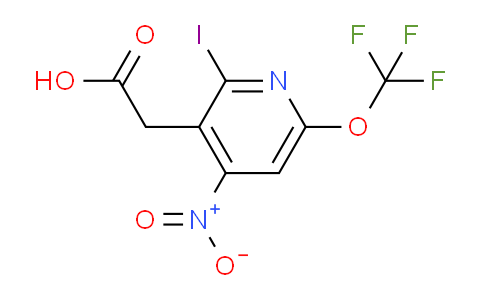 2-Iodo-4-nitro-6-(trifluoromethoxy)pyridine-3-acetic acid