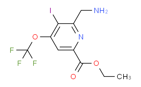 AM154208 | 1804838-11-6 | Ethyl 2-(aminomethyl)-3-iodo-4-(trifluoromethoxy)pyridine-6-carboxylate