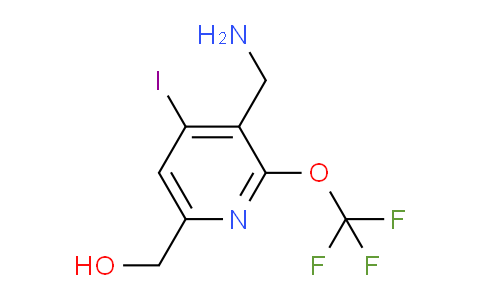 3-(Aminomethyl)-4-iodo-2-(trifluoromethoxy)pyridine-6-methanol