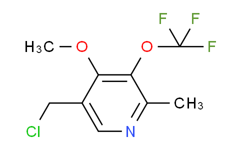 5-(Chloromethyl)-4-methoxy-2-methyl-3-(trifluoromethoxy)pyridine