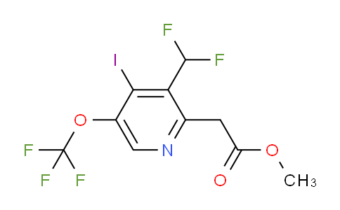 AM154231 | 1805106-87-9 | Methyl 3-(difluoromethyl)-4-iodo-5-(trifluoromethoxy)pyridine-2-acetate