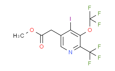 AM154242 | 1804632-53-8 | Methyl 4-iodo-3-(trifluoromethoxy)-2-(trifluoromethyl)pyridine-5-acetate