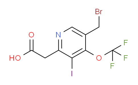 5-(Bromomethyl)-3-iodo-4-(trifluoromethoxy)pyridine-2-acetic acid